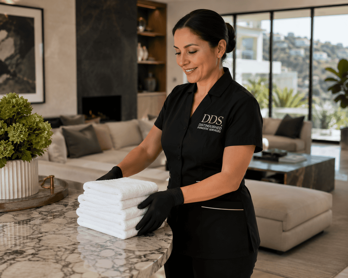 laundress, housekeeper, lady's maid,domestic,staffing, estate staffing, UHNW, family office, distinguished Domestics Estate Manager