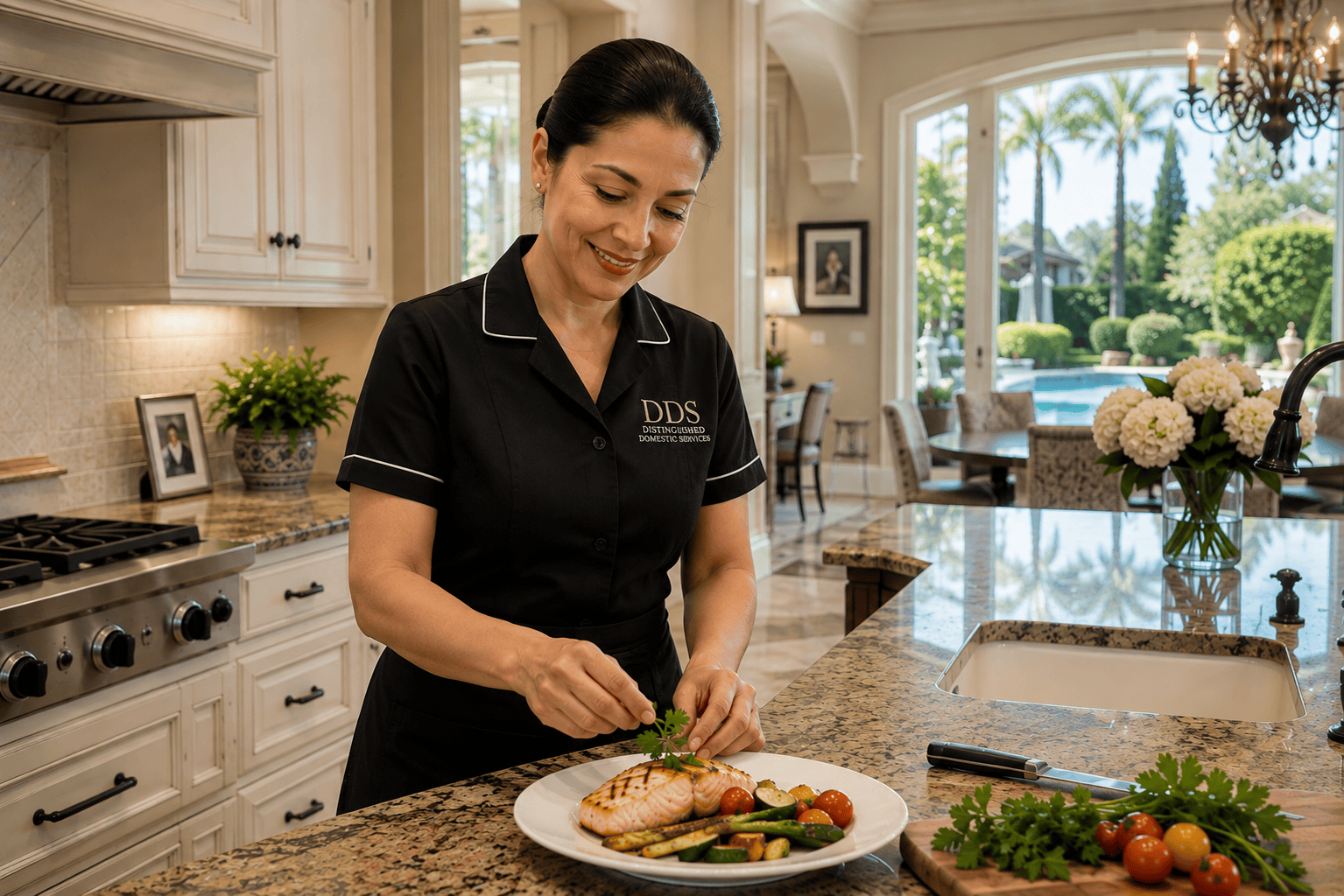 laundress, housekeeper, lady's maid,domestic,staffing, estate staffing, UHNW, family office, distinguished Domestics Estate Manager